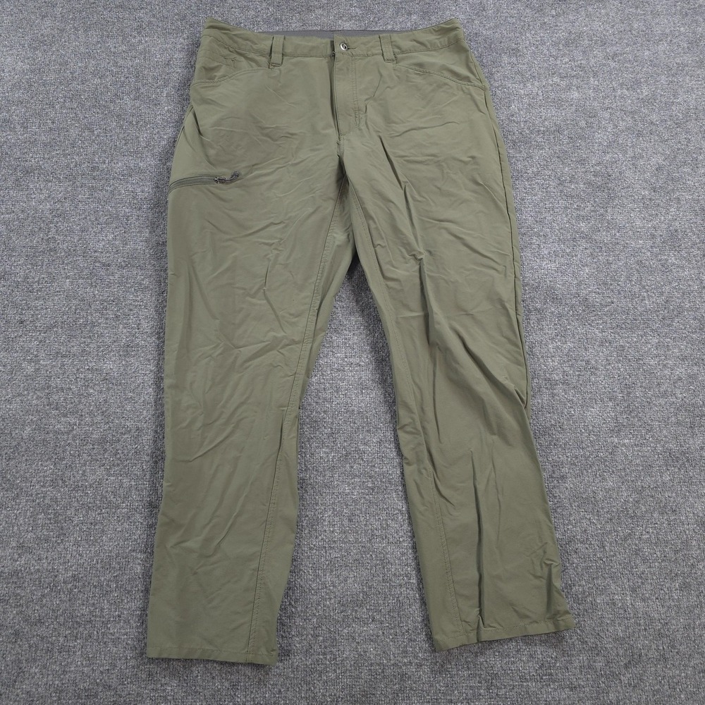Patagonia Pants Mens 38x31 Green Quandary Performance Stretch Hiking Trail Camp